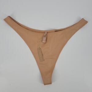 Skims Ochre Wet Jersey Dipped Thong 3X